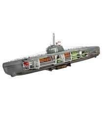 Модель подводная лодка Revell U-Boot Typ XXI с внутренней отделкой немецкая 05078R
