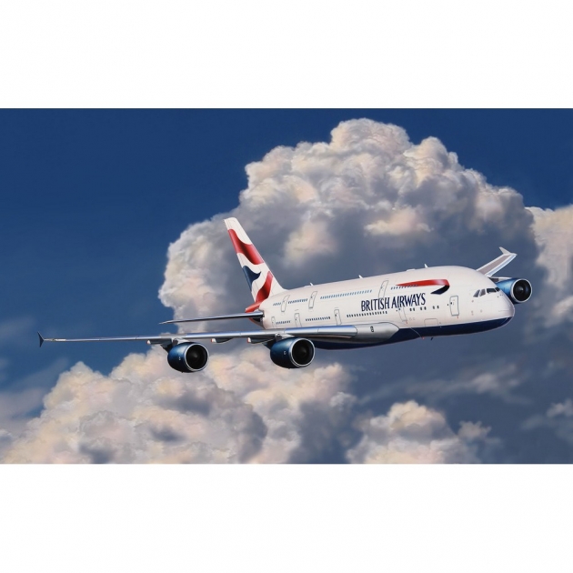 Модель самолета Revell Airbus A380 British airways 1:288 06599R