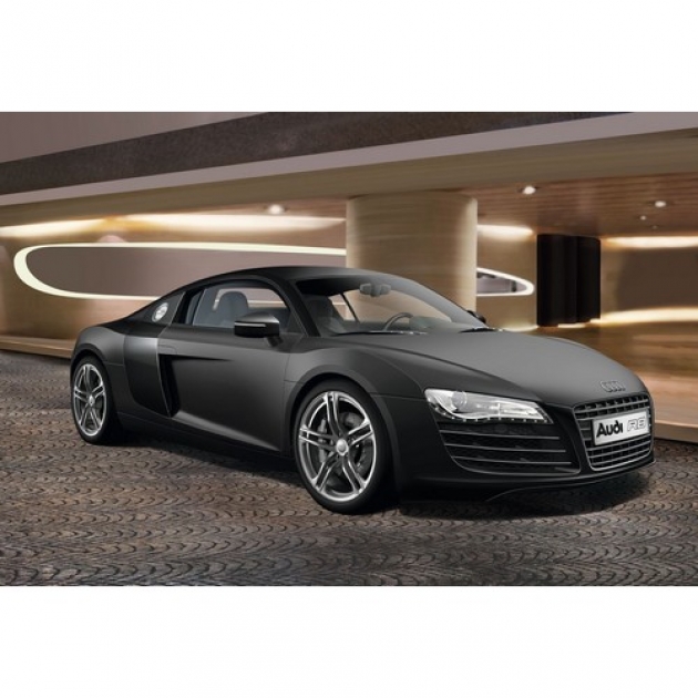 Модель автомобиля Revell Audi R8 черный 1:24 07057R