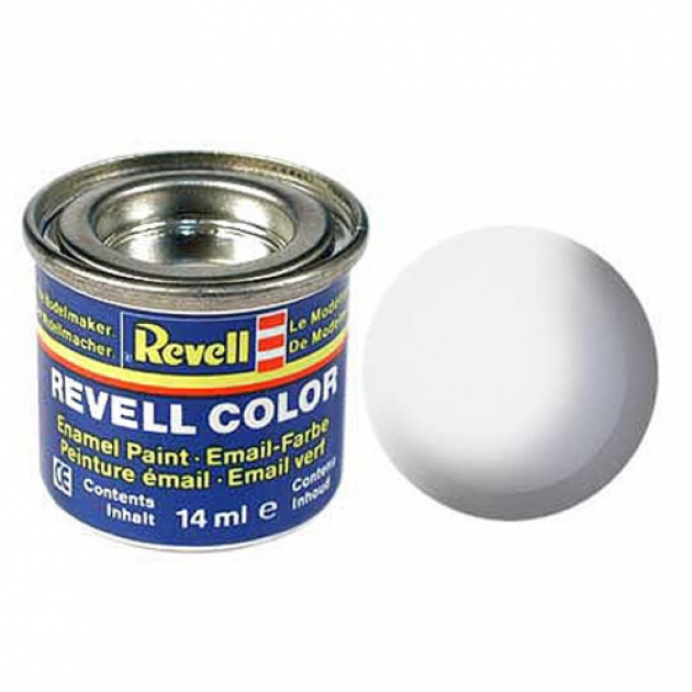 Эмалевая краска белая Revell РАЛ 9010 глянцевая 32104
