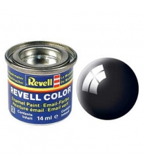 Эмалевая краска Revell черная РАЛ 9005 глянцевая 32107
