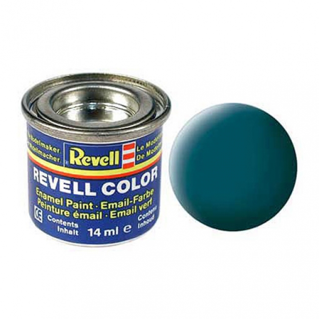 Эмалевая краска Revell морская зеленая РАЛ 6028 матовая 32148