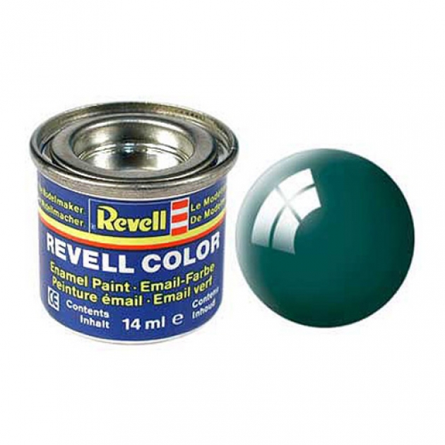 Эмалевая краска Revell цвета мха РАЛ 6005 глянцевая 32162