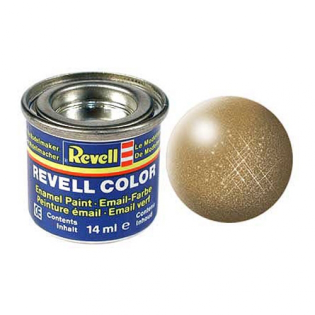 Эмалевая краска Revell латунь металлик 32192
