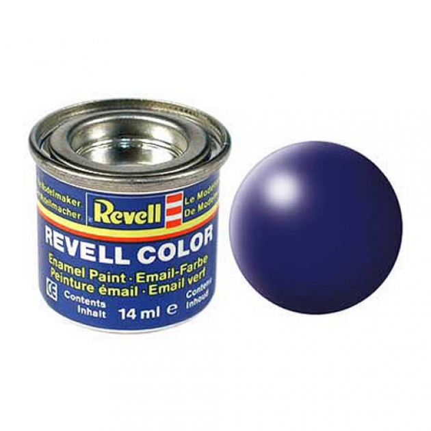Краски для моделизма Revell эмалевая синяя Люфтганза РАЛ 5013 шелково-матовая 32350