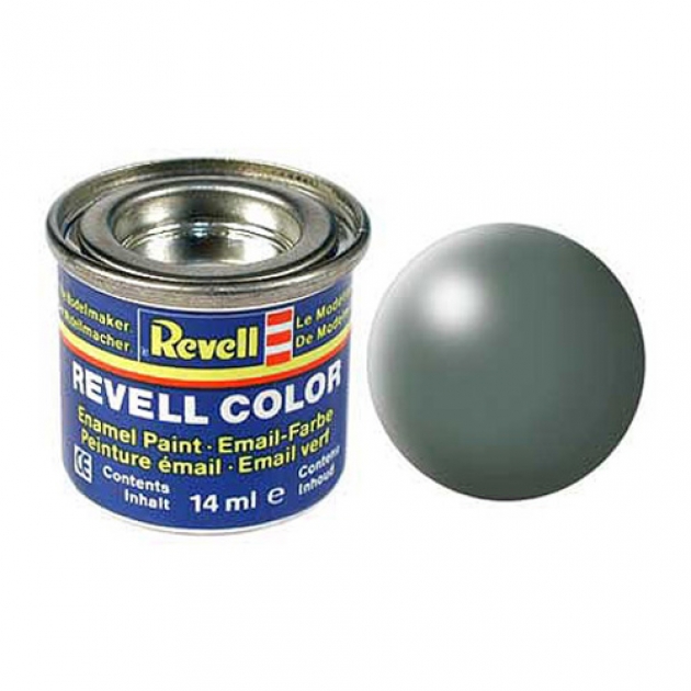Эмалевая краска Revell папоротниково-зеленая РАЛ 6025 шелково-матовая 32360