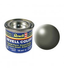 Краски для моделизма Revell эмалевая краска камышово-зеленая РАЛ 6013 шелково-матовая 32362