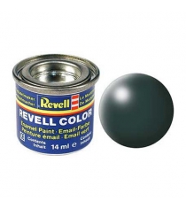 Краски для моделизма Revell эмалевая зеленая шелково-матовая 32365