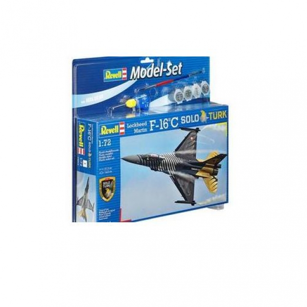 Набор со сборной моделью самолета Revell F-16 C SOLO TURK 1:72 64844