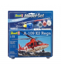 Набор со сборной моделью вертолета Revell A-109 K2 1:72 с клеем и красками 64941