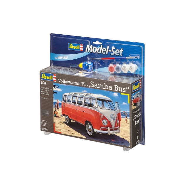 Сборная модель volkswagen t1 samba bus 1:24 Revell 67399N