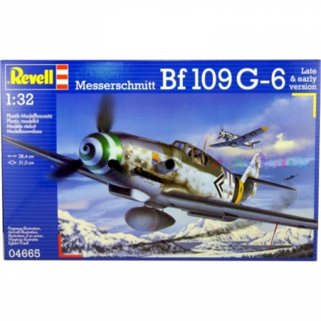 Истребитель мессершмитт bf 109 g 6 Revell 04665R