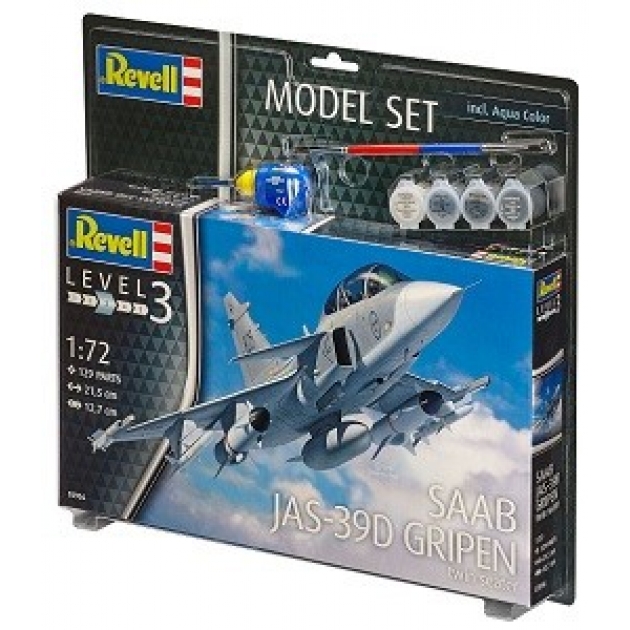 Набор шведский истребитель saab jas 39d gripen twinseater Revell 63956