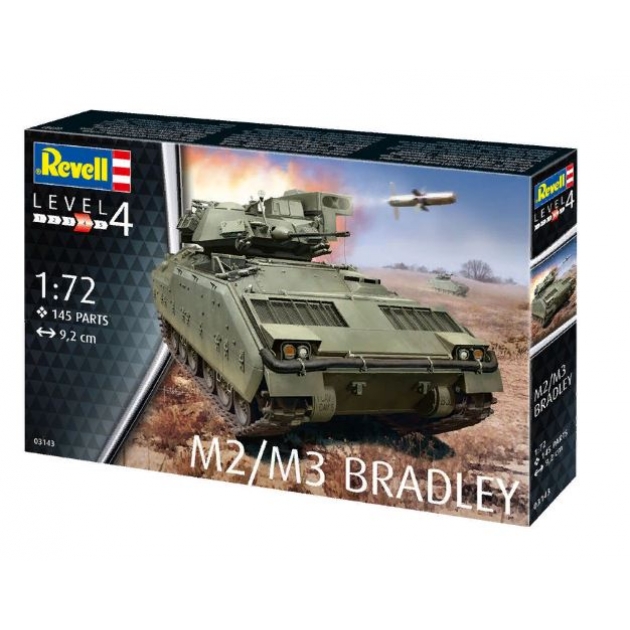 Сборная модель боевая машина пехоты m2 m3 bradley Revell 03143R