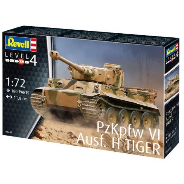 Сборная модель немецкий тяжелый танк pzkpfw vi tiger ausf h Revell 03262R