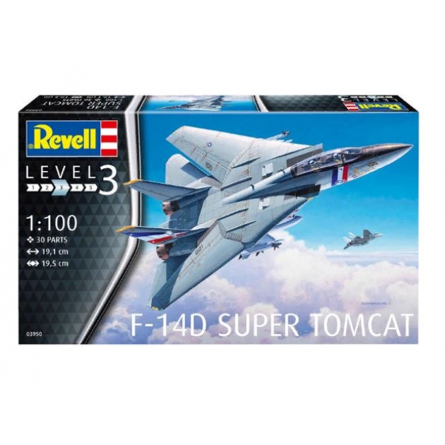 Сборная модель палубный истребитель f 14d super tomcat Revell 3950