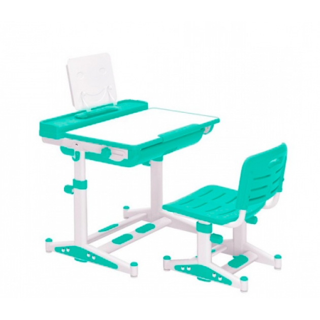 Комплект парта и стульчик RIFFORMA FUNNY зеленый белый