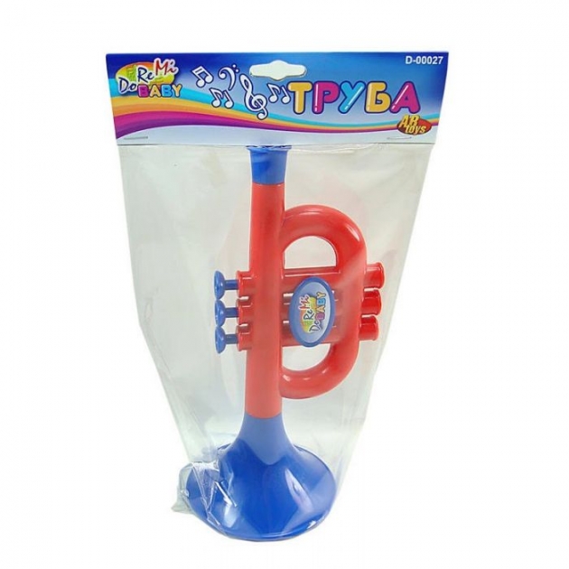 Игрушечный музыкальный инструмент труба Rinzo D-00027(899A-1s)