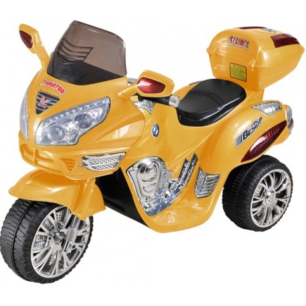 Электромобиль Moto желтый