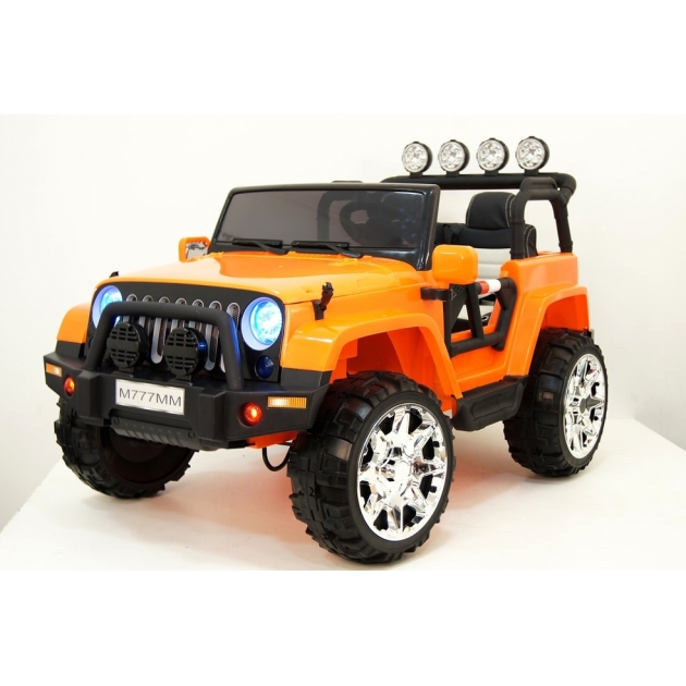 Электромобиль Jeep 4*4 оранжевый