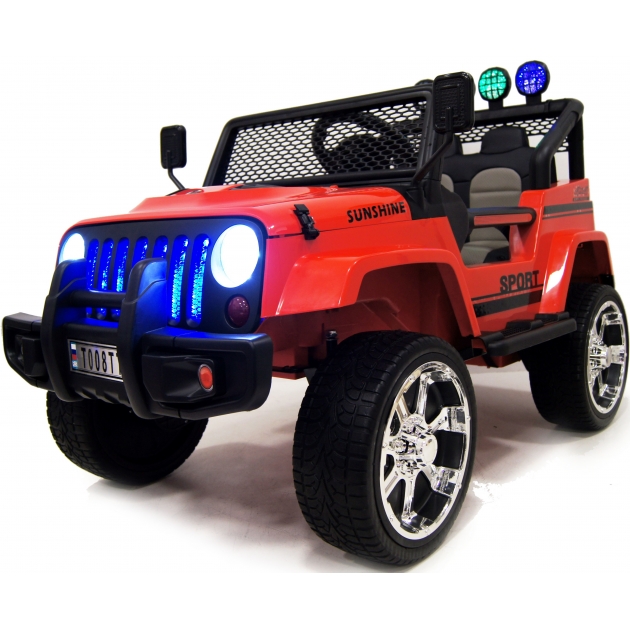 Электромобиль Jeep red