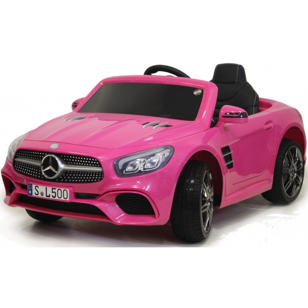 Электромобиль mercedes benz sl pink