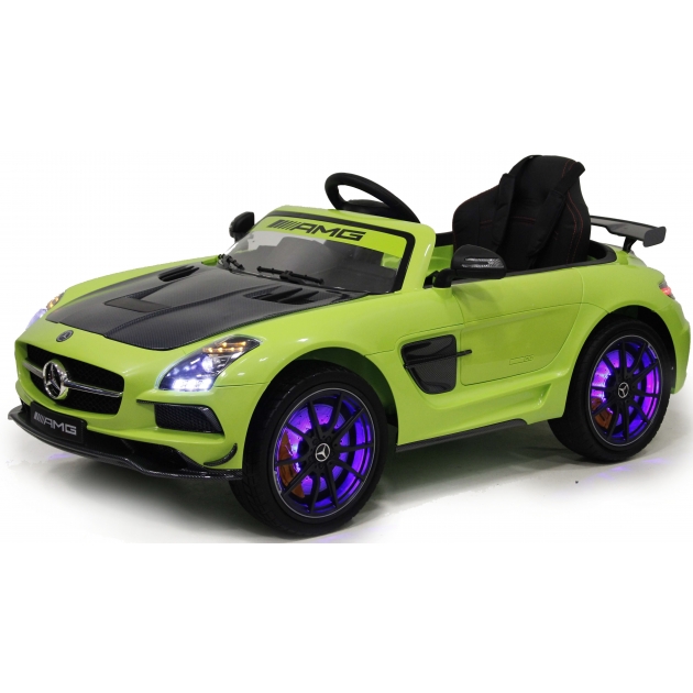 Электромобиль mercedes benz sls vip carbon green