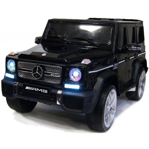 Электромобиль mercedes benz amg 4wd black glanec