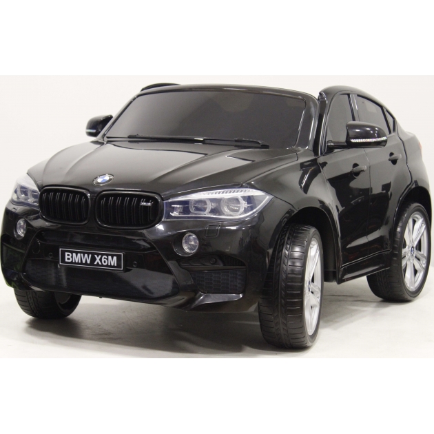 Электромобиль bmw x6 m black glanec