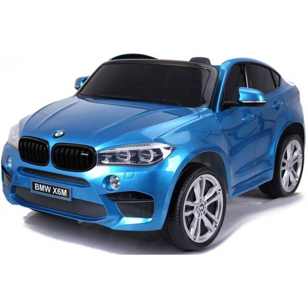 Электромобиль bmw x6m blue glanec