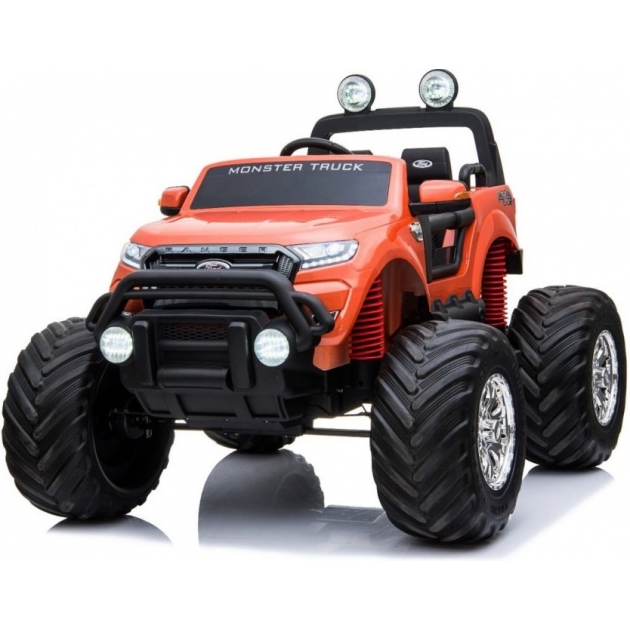 Электромобиль ford ranger monster truck 4wd orange glanec
