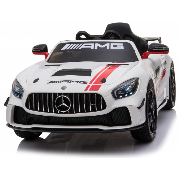 Электромобиль mercedes benz gt4 white