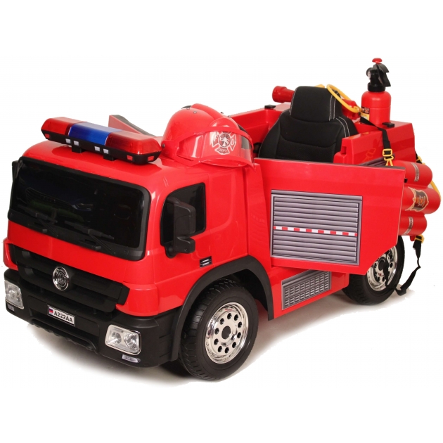 Электромобиль пожарная машина красная