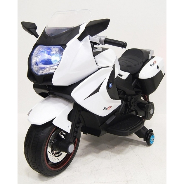 Электромобиль Superbike Moto белый