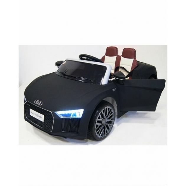 Электромобиль Audi R8 черный матовый