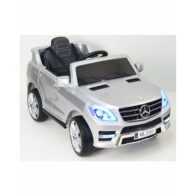 Электромобиль Mercedes Benz серебристый глянец