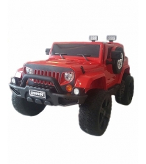 Электромобиль Jeep Wrangler красный