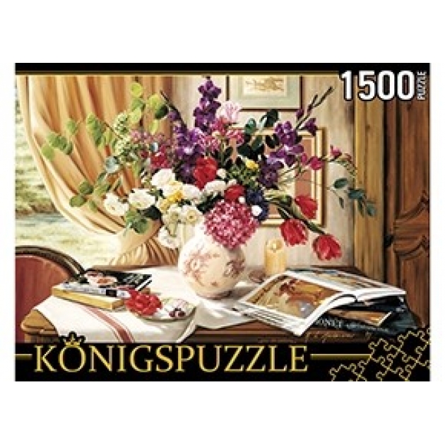 Пазлы Konigspuzzle робин андерсон цветочный натюрморт 1500 эл АЛК1500-8492