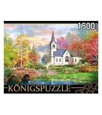 Пазлы Konigspuzzle доминик дэвисон часовня в парке 1500 эл МГК1500-8489