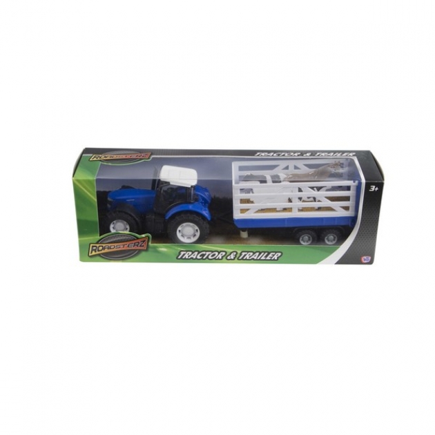 Трактор с прицепом синий Roadsterz blue_treiler/ast1372300