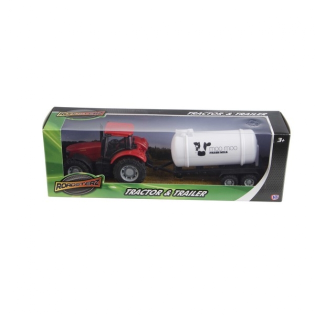 Трактор с бочкой Roadsterz красный red_bochka/ast1372300