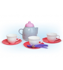 Набор посуды чайный розовый зефир 11 пр Рославльская игрушка Р85366...