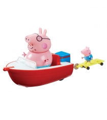 Игровой набор свинка пеппа holiday time моторная лодка Росмэн 30629...