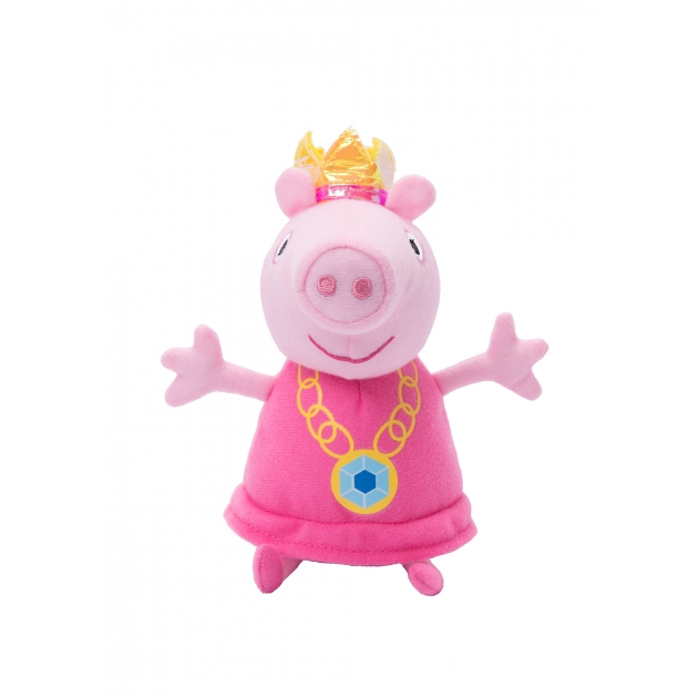 Мягкая игрушка свинка пеппа пеппа принцесса 20 см Росмэн 31151