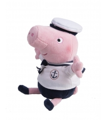 Мягкая игрушка свинка пеппа джордж морячок звук 25 см Росмэн 31156...