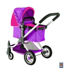 Кукольная коляска RT цвет фиолетовый фуксия 5210...