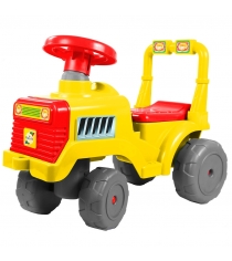 Каталка RT трактор в желто красный 6530