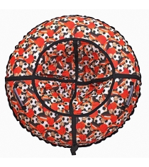 Санки надувные Тюбинг RT Футбольные мячи, диаметр 118 см