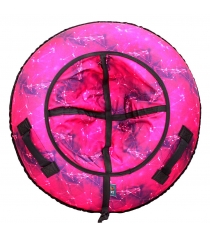 Санки надувные Тюбинг RT Созвездие розовое, диаметр 118 см