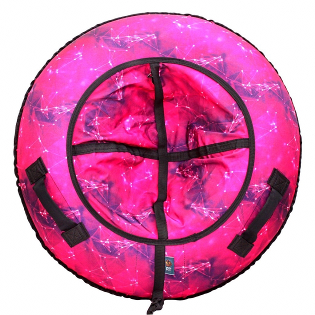 Санки надувные Тюбинг RT Созвездие розовое, диаметр 118 см